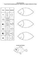 Dessiner un poisson Dessin à imprimer, un poisson