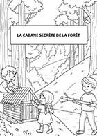 Histoire à imprimer : des enfants construisent une cabane