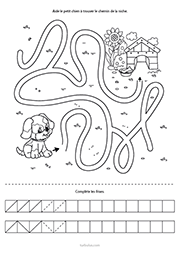 Graphisme maternelle PS Jeu à imprimer, maternelle, PS