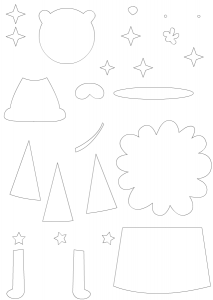 Gabarit à colorier Gabarit du lion à imprimer