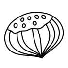 Coloriage : un marron