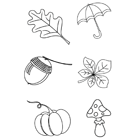 Coloriage : l'automne