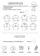 Fiche 2 ; jeu de déduction, jeu de l'intrus Fiche de jeux ; jeu de déduction, jeu de l'intrus